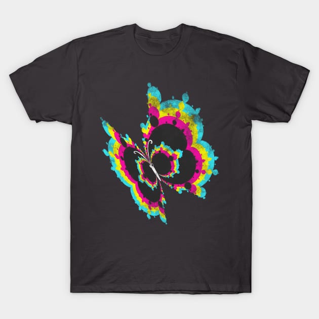 Mandelbrot Butterfly T-Shirt by bunsnbells